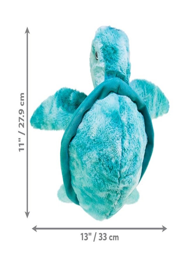 KONG SoftSeas Dog Toy – Plush Squeaky & Crinkle Toy for Dogs, Soft Thick Fabric, Ideal for Cuddling & Indoor Play (Large, Octopus/Turtle Combo) - Image 3